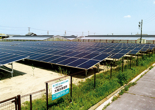 酒手島太陽光発電所250Kw（西尾市）自社所有
