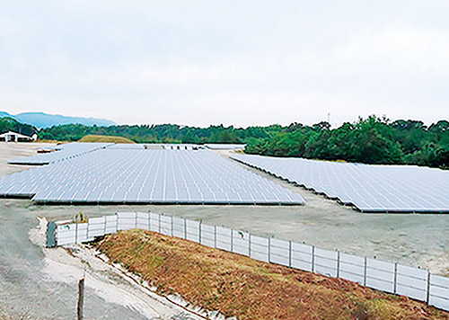 西山地区太陽光発電所2メガ（四日市市）